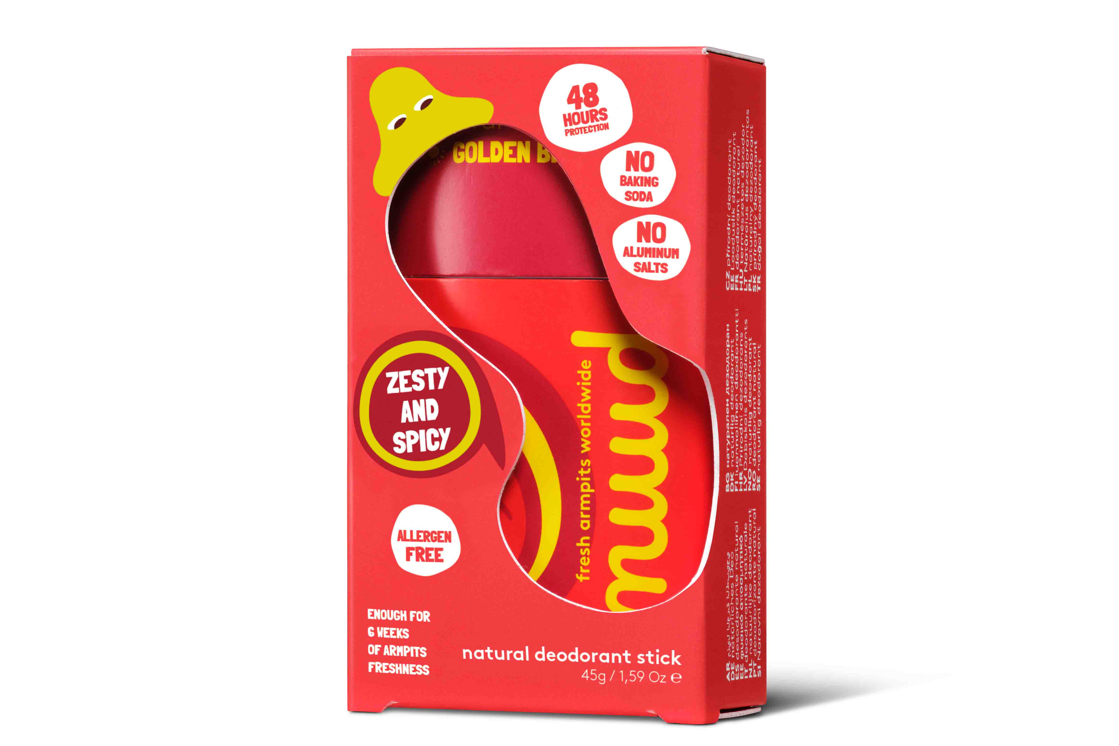 Golden Breeze Stick | nuud | fresh armpits worldwide